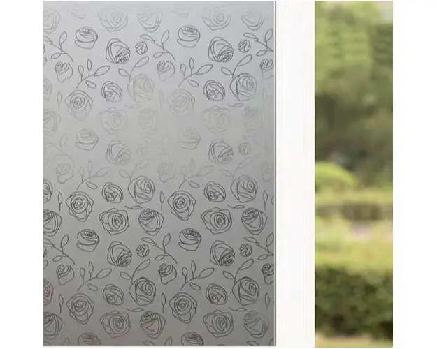 Folie mata pentru geam, tip sablare, protectie vizuala si intimitate, 60x300cm
