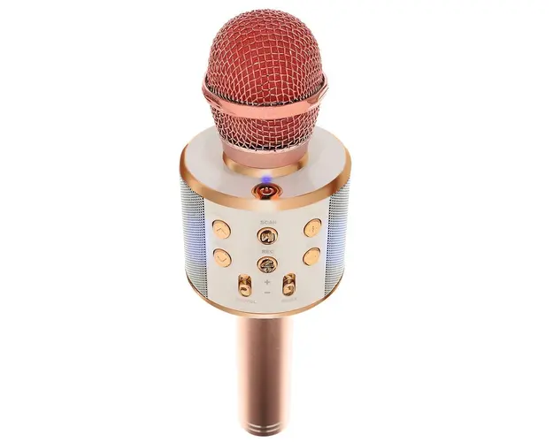 Microfon wireless pentru karaoke, cu bluetooth