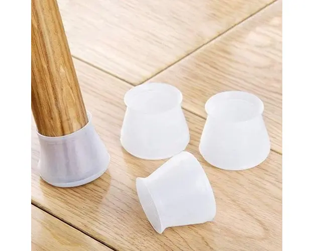 Set 8 protectii din silicon pentru picioare scaun, masa, mobila