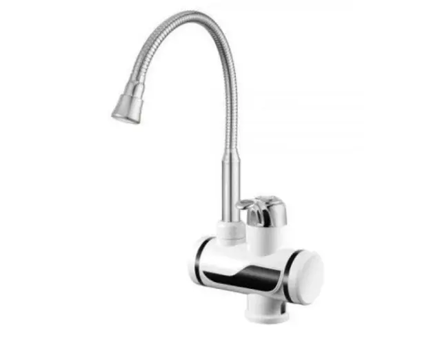 Robinet electric cu display si cap flexibil - pentru apa calda instant