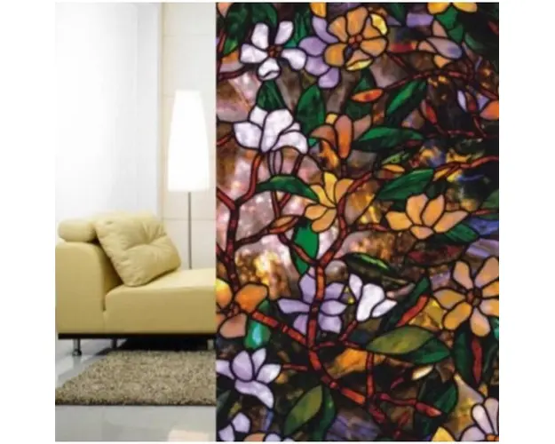 Folie geam vitrostatica cu efect lucios, autoadeziva, 45 x 300 cm