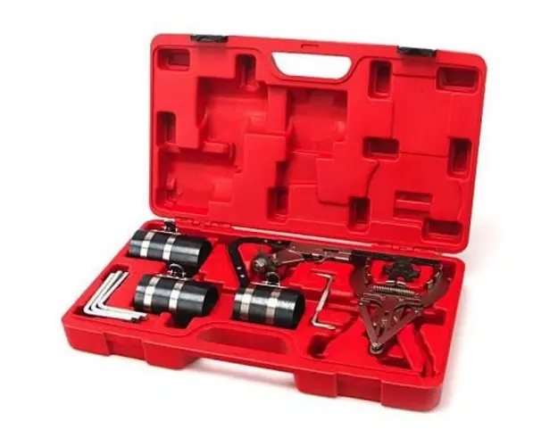 Trusa 11 Piese montare segmenti sau piston 1 Cleste 3 Coliere + accesorii