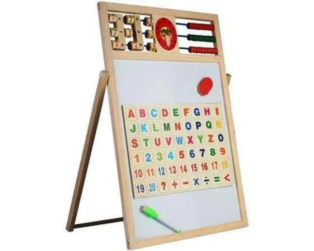 Tabla educativa multifunctionala pentru copii 40 x 40 cm