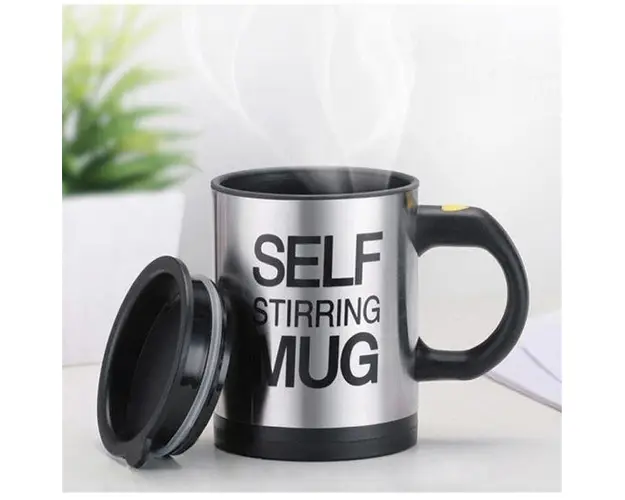 Cana cu amestecare automata Self-Stirring Mug