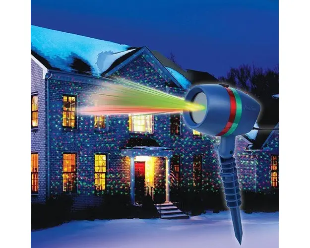 Proiector 3D holografic cu lumina laser pentru sarbatori