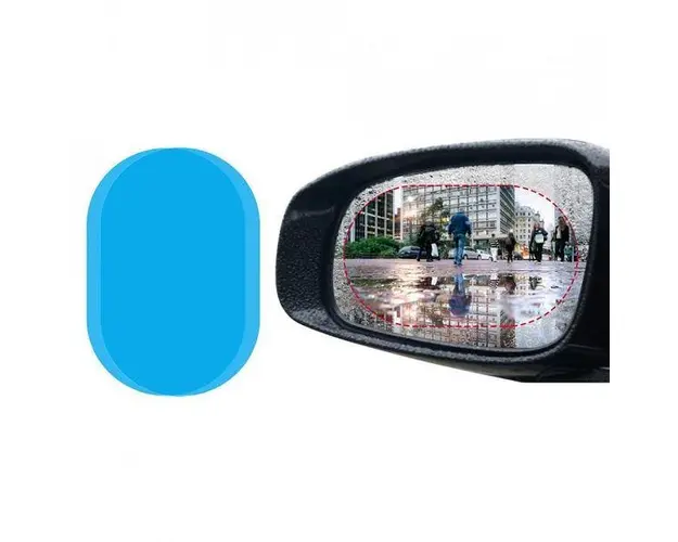 Set 4 x Folie antiaburire pentru oglinzi auto