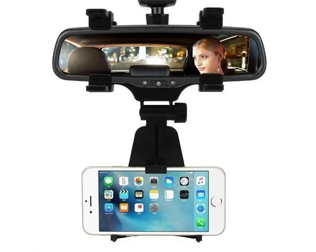 Suport telefon cu prindere pe oglinda retrovizoare