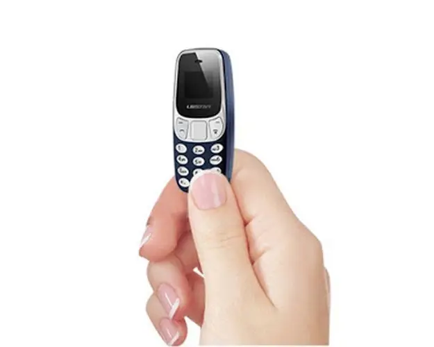 Mini telefon mobil, BM10 Dual SIM, OLED, 7 cm, 30 grame, 350mAh