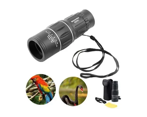 Monoclu zoom 16X, obiectiv 52 mm