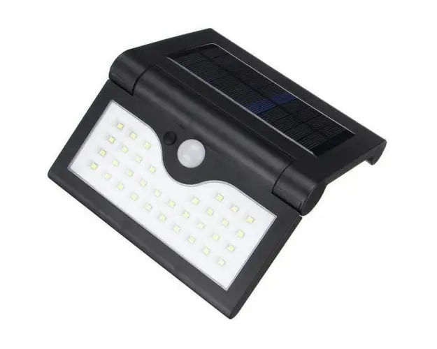 Lampa solara 34 LED, unghi reglabil, senzor miscare