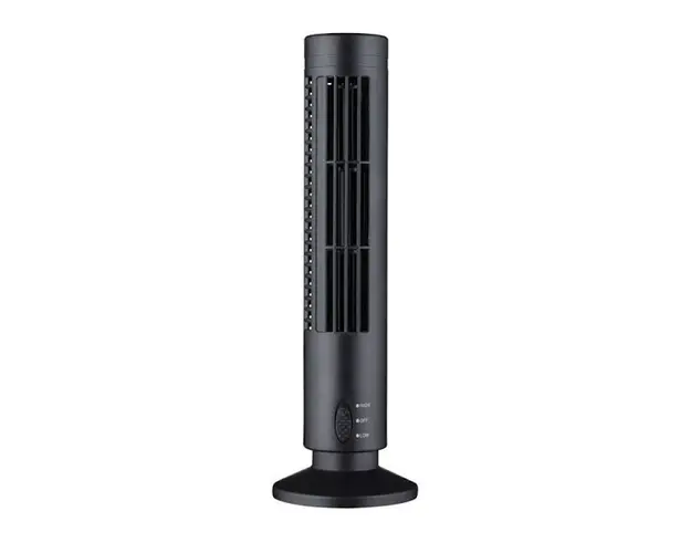 Ventilator turn pentru birou Avec, 2.5 W, 33 cm, Negru