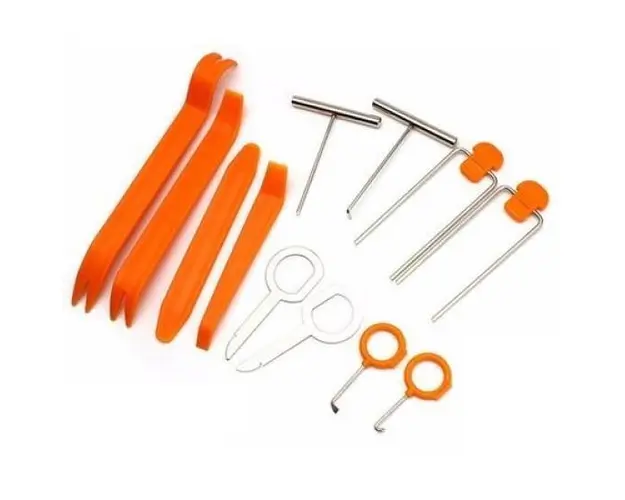 Set 12 instrumente auto pentru demontare tapiserie sau radio