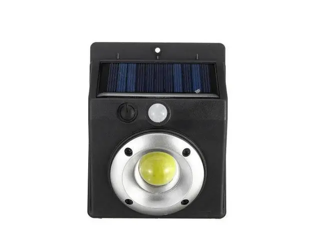 Lampa solara de perete cu LED COB si senzor de miscare