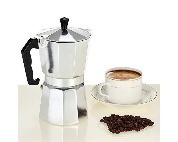 Espressor italienesc din aluminiu pentru cafea