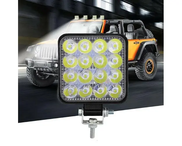 Proiector auto LED, offroad sau marsarier, 48W, 12V sau 24V