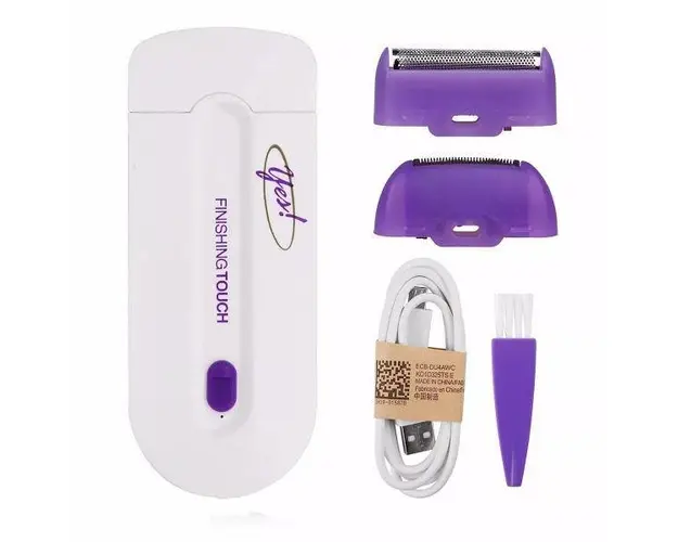 Epilator reincarcabil cu lumina, tehnologie Sensa-Light, Finishing Touch Yes