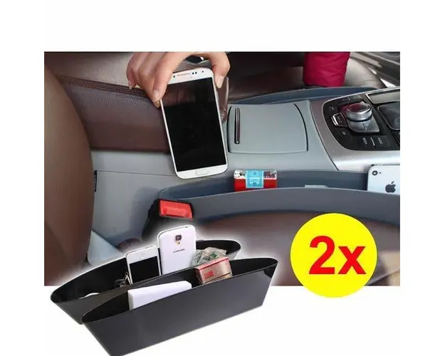 Set 2 organizatoare pentru spatiile mici din masina