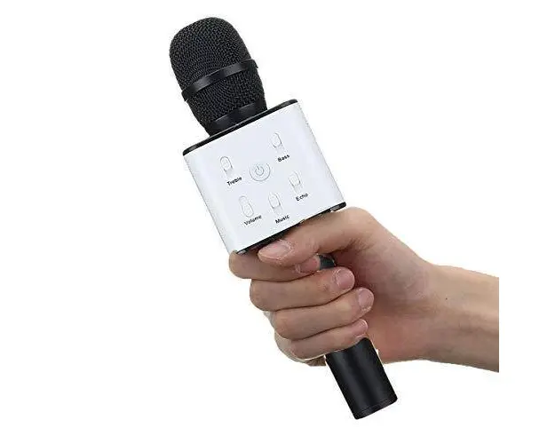 Microfon Karaoke fara fir, bluetooth portabil cu boxa