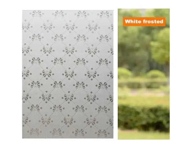 Folie mata pentru geam, tip sablare, protectie vizuala si intimitate, 60x300cm