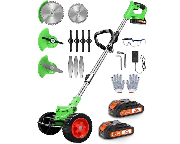 Motocoasa electrica 48V, 4000 mAh, 18000 RPM, cu acumulatori