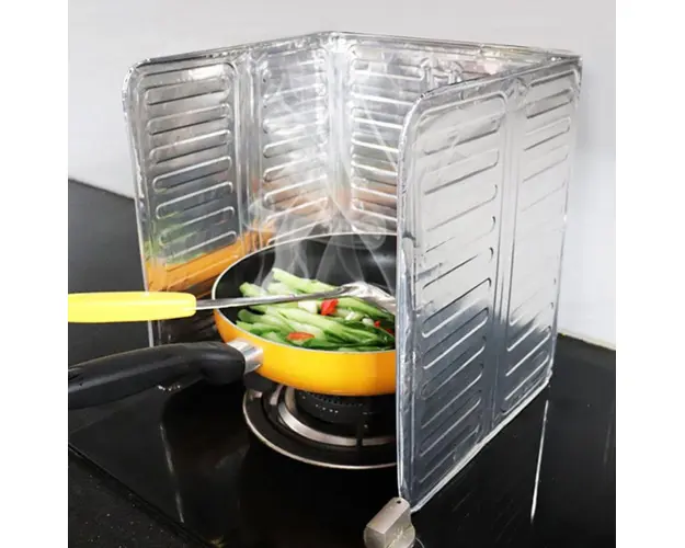 Protectie aragaz antistropire, din aluminiu, pentru gatit