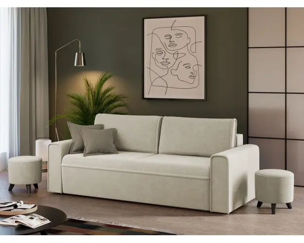 Canapea Blanca Coral 65