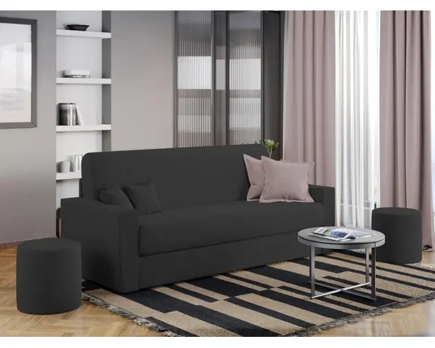 Canapea Extensibila Corsica Gri Antracit