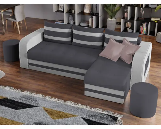 Coltar Extensibil Juno Gri / Gri Deschis