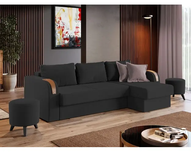 Coltar Extensibil Morelia Gri Antracit