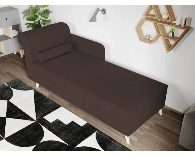 Divan / Pat o persoana tapitat Maro Round Fix