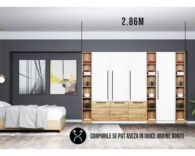 Dressing 2.86m / Dulap Dormitor Timea