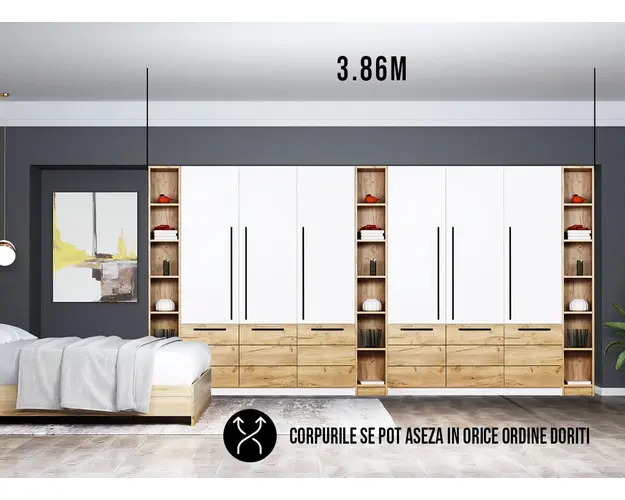 Dressing 3.86m / Dulap Dormitor Timea
