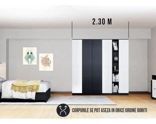 Dressing 2.30m / Dulap Dormitor Mario