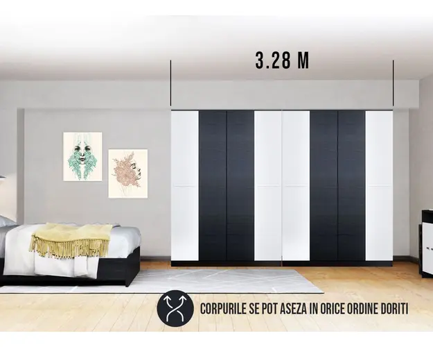 Dressing 3.28m / Dulap Dormitor Mario