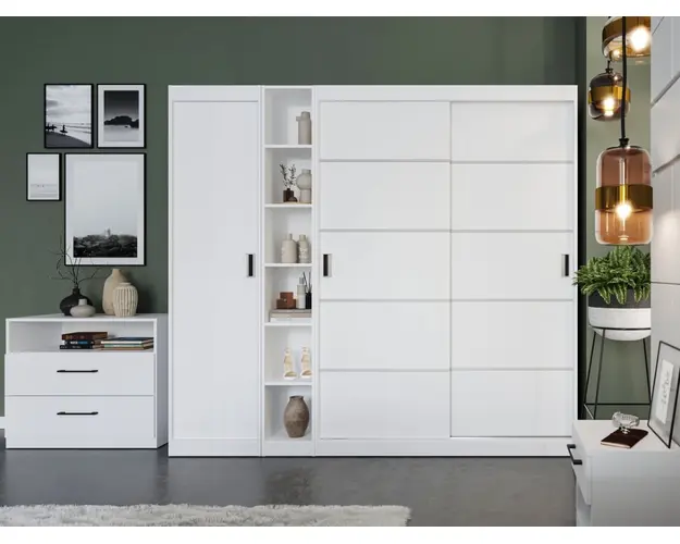 Dulap Nordis 210 usi albe