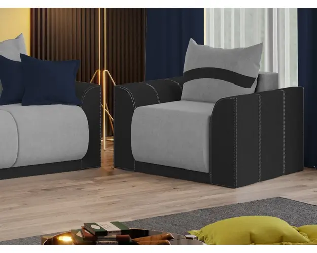 Fotoliu Nova Gri Deschis / Gri Antracit