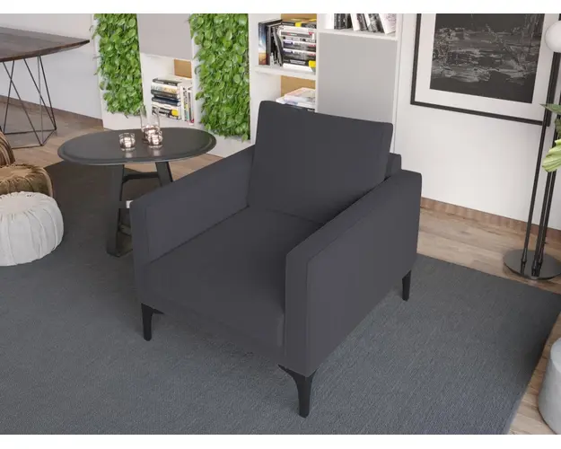 Fotoliu Rici Gri Inchis