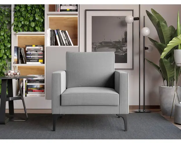 Fotoliu Rici Gri Deschis