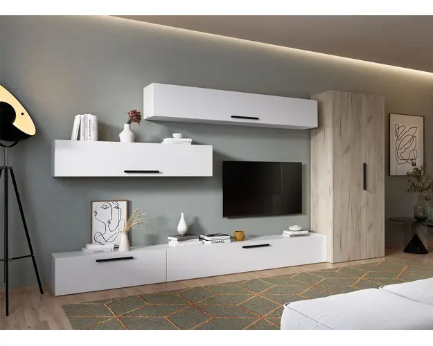 Living Pati 002 - Mobila Sufragerie Alba