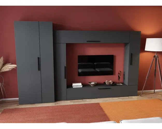 Living Pati 154 - Mobila Sufragerie Gri Antracit