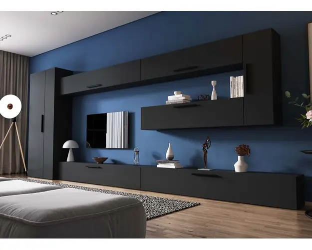 Living Pati 178 - Mobila Sufragerie Gri Antracit