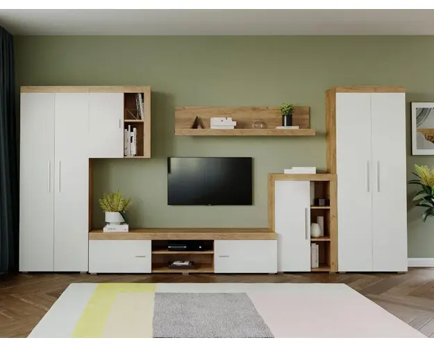 Mobila sufragerie - Living Milan C2 DUO Stejar