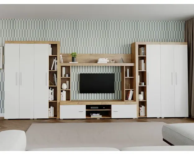 Mobila sufragerie - Living Milan C3 DUO Stejar