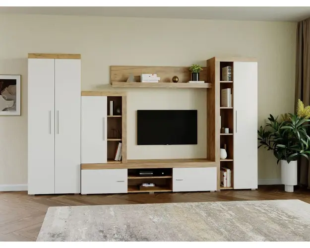 Mobila sufragerie - Living Milan C4 UNO Stejar