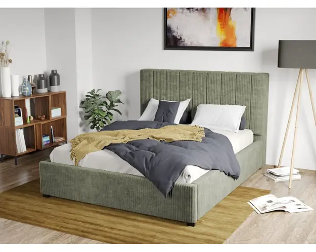 Pat Tapitat Adam cu somiera fixa Vernil - Poso 47 140x200