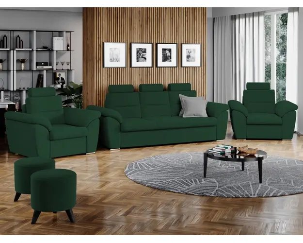 Set Canapea si Fotolii Biano Verde