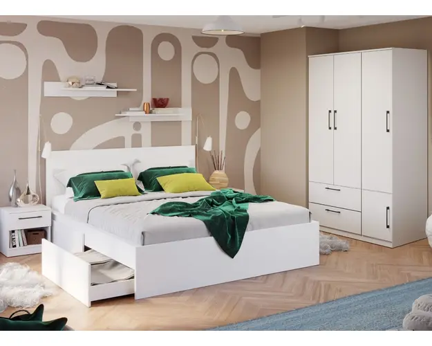 Set Mobila Dormitor Snow C02
