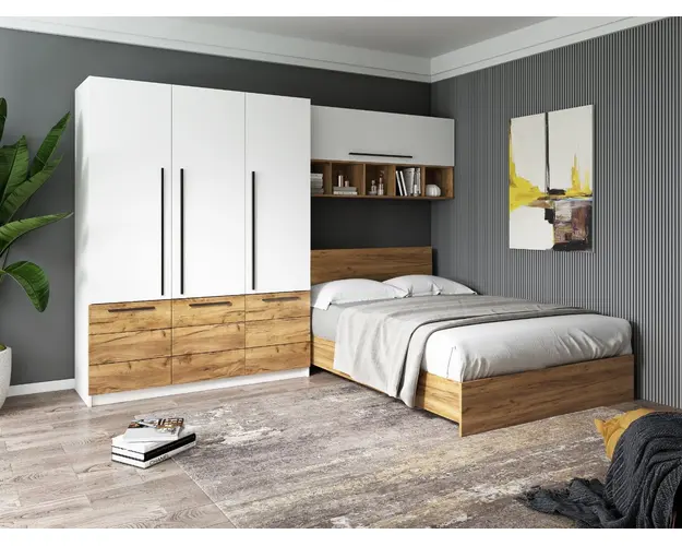 Set Dormitor Timea 3.05m cu pat incadrat