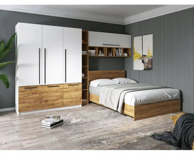 Set Dormitor Timea 3.33m cu pat incadrat