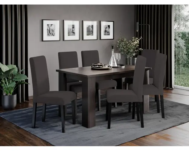 Set Masa Venetia extensibila + 6 Scaune Eco Savio 16